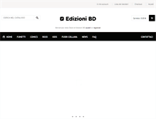 Tablet Screenshot of edizionibd.it